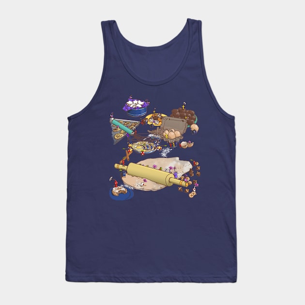 Treats from the Pikmin Tank Top by fae_cairuhyn